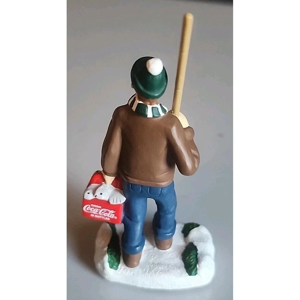 1999 Coca-Cola Town Square figure The Big Catch fish fisherman Coke Vintage